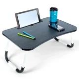 568017 - sklopivi stalak za laptop - sivi 61,5 x 40 x 26cm