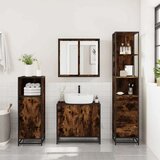 vidaXL 3-dijelni set kupaonskog namještaja boja hrasta drveni | shoptok.hr