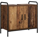  Set ormarića za kupaonicu 3 kom. Staro drvo 40 x 36 x 109 5 cm - Staro drvo Kupaonski ormarić (2 vrata) + viseći ormarić + kupao | shoptok.hr