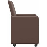  Blagovačke stolice s kotačima 2 pcs Smeđa 57 x 66 x 94 cm | shoptok.hr