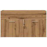 vidaXL Omarica za umivalnik artisan hrast 100x38,5x45 cm inž. les | Shoptok.si