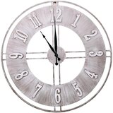 Ambia Home STENSKA URA črna 60 cm Cene