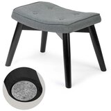 Sofotel Norse 2051 tapecirani tabure in opora za noge – temnosiva | Shoptok.si