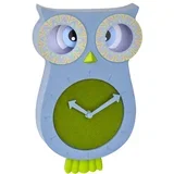 60.3052.06 blue/green Lucy Kids Pendulum Clock Owl