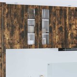  Zidni stakleni ormarić Dimljeni hrast 60 x 31 x 80 cm | shoptok.hr