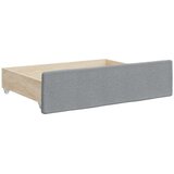 vidaXL Izvlečna dnevna postelja s predali svetlo siva 100x20 | Shoptok.si