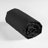 Douceur d intérieur Črna napenjalna bombažna rjuha 90x190 cm Lina – | Shoptok.si