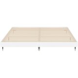  Okvir kreveta visoki sjaj bijeli 120x200 cm konstruirano drvo | Shoptok.si
