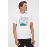 Armani Exchange Pamučna majica boja: bijela, s tiskom | shoptok.hr