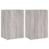 vidaXL Stenske TV omarice 2 kosa siva sonoma 40,5x30x60 cm inž. les, (20977821) Cene