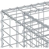  Gabionski uzdignuti krevet Srebrno 170 x 50 x 80 cm - 170 x 50 x 80 cm | shoptok.hr