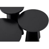 Hanah home lume - wood black wooden black nesting table (3 pieces) | ePonuda.com