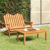  2-dijelna vrtna garnitura Adirondack od masivnog drva bagrema | shoptok.hr