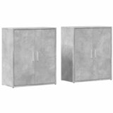  The Living Store Komoda 2 kosa betonsko siva 60x31x70 cm inženirski les - Komoda, (21500272) | Shoptok.si