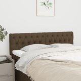 vidaXL Posteljno vzglavje 2 kosa temno rjavo 72x7x78/88 cm blago Cene