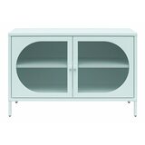 Støraa Svetlo modra kovinska vitrina 100x64x40 cm Luna – | Shoptok.si
