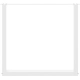  Noge za blagovaonski stol U-oblik 3 kom Bijele 80 x (72-73) cm Čelik | shoptok.hr