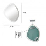 Hanah home aqua soho - transparent transparent mirror | ePonuda.com