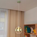  Dečiji luster na sajli STARS 1xE27/15W/230V zelena/bela | Eponuda.com