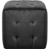 vidaXL Nočne omarice 2 kosa črne 30x30x30 cm žametno blago | Shoptok.si