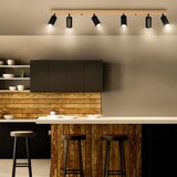  Brilagi - Reflektorsko svetlo SELE 6xGU10/30W/230V crno/dekor hrasta | Eponuda.com