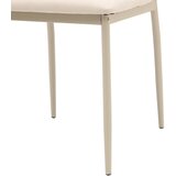 MID.YOU STOL, kovina, tekstil barve šampanjca, bež | Shoptok.si