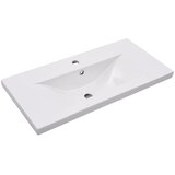  2-dijelni set kupaonskog namještaja od keramike i drva Smeđa 80 x 38.5 x 45 cm | Shoptok.si