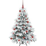  Umjetno božićno drvce s stalakom Bijelo 150 cm PE i PVC | shoptok.hr