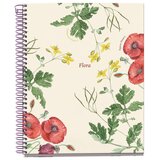  Bilježnica Miquelrius A5 Botanical Flora Papaver 100L 70g/m2 crte MR4424 u