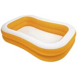 Intex družinski bazen oval - oranžni | Shoptok.si