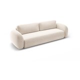 Cosmopolitan Design Kremno bela raztegljiva/s prostorom za shranjevanje sedežna garnitura iz šenilje 262 cm Tonale – | Shoptok.si