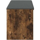  Haldna klop z blazino s polico Dimljeni oreh 103 x 38 x 45 cm, (5000155650) | Shoptok.si