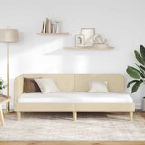  Kutni okvir kreveta Krema 80 x 200 cm tkanina | shoptok.hr