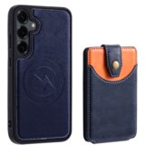 Chameleon Gumiran magnetni ovitek z žepkom (TPUL Chester + Pocky) za Samsung Galaxy S25, moder | Shoptok.si
