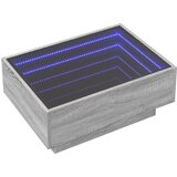  Stolić za kavu LED boja hrasta 70x50x30 cm konstruirano drvo | shoptok.hr