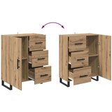  Visok predalnik Umetni hrast 69,5 x 34 x 180 cm Konstruiran les, (5000108181) | Shoptok.si