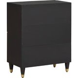  Kreveta s policom Crna 60 x 33 x 75 cm Čvrsto drvo manga | Eponuda.com