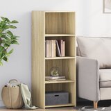  Visoka komoda boja hrasta sonome 45x41x124 cm konstruirano drvo | shoptok.hr