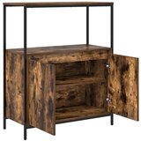  Kupaonski ormarić s policama dimljeni hrast 76 5x35x95 cm | shoptok.hr