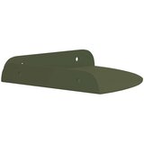  Lebdeća polica s policom 4 pcs Maslinasto zelena 18 x 18 x 2 cm | shoptok.hr