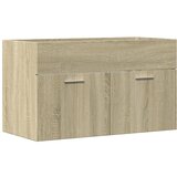 Maison Chic Omarica za umivalnik - Umivalniška omarica sonoma hrast 90x38,5x46 cm inženirski les, (21758946) Cene