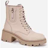 VINCEZA Insulated Women's Boots Made of Natural Leather Black 66671 | Shoptok.si