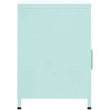 vidaXL Nočna omarica mint zelena 35x35x51 cm jeklo | Shoptok.si