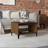 vidaXL Klubska mizica rjavi hrast 60x50x40 cm konstruiran les Cene
