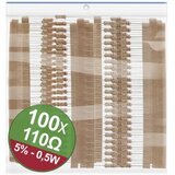 Quadrios 22P110 komplet ugljenoslojnih otpora 100 Ω aksijalno ožičen 0.5 W 5 % 1 Set Cijene