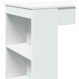  Barski stol s držačima bijeli 95x47x103 5 cm drveni | shoptok.hr