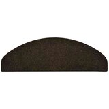  Prostirke za stepenice, samoljepljive, 5 kom, 65x21x4 cm, tamnosmeđe, poluokrugle, velike | shoptok.hr