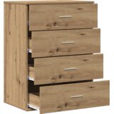 vidaXL Ormarić / Komoda s ladicama s pohranom Umjetnička hrastovina 60 x 39 x 80 cm | shoptok.hr