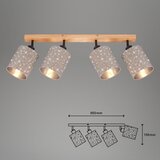 BRILONER 2078-041 - SPOTLIGHT spot svetiljka 4xE27/25W/230V bež | Eponuda.com