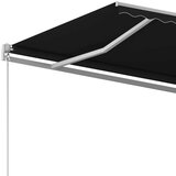  Automatska tenda na uvlačenje sa stupovima 6 x 3 m antracit | shoptok.hr